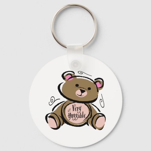 Very Huggable Teddy Bear Keychain