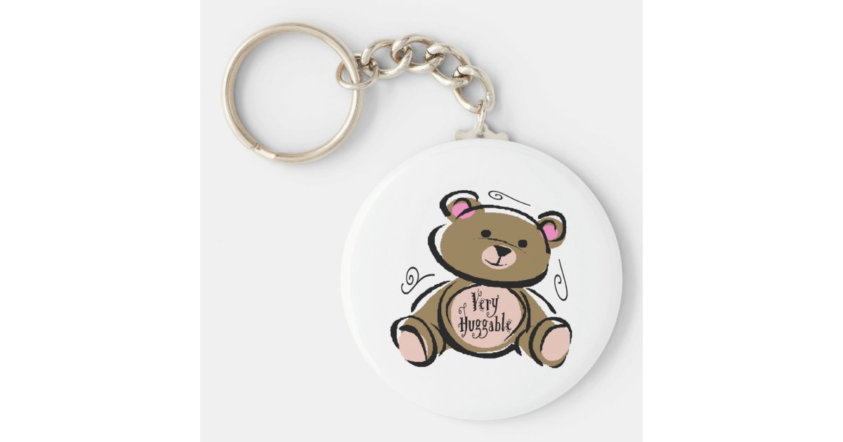 couple teddy bear keychain