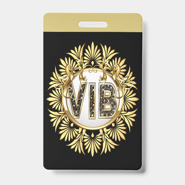 Very Important Bridesmaid - See Back  Badge (Front)