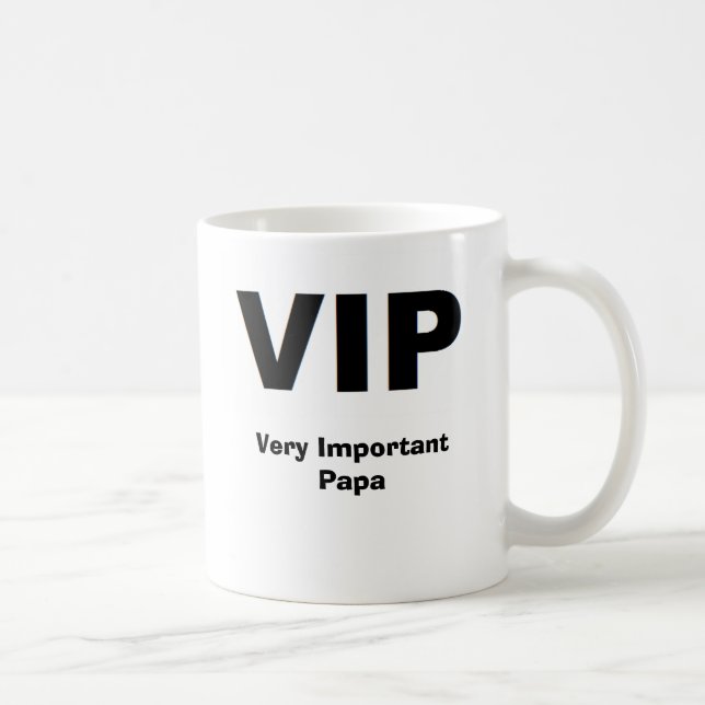 "Very Important Papa" Mug (Right)