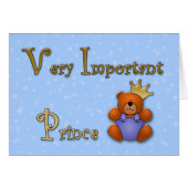 Very Important Prince - papershop Cards (Front Horizontal)