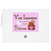 Very Important Princess - papershop (Back Horizontal)