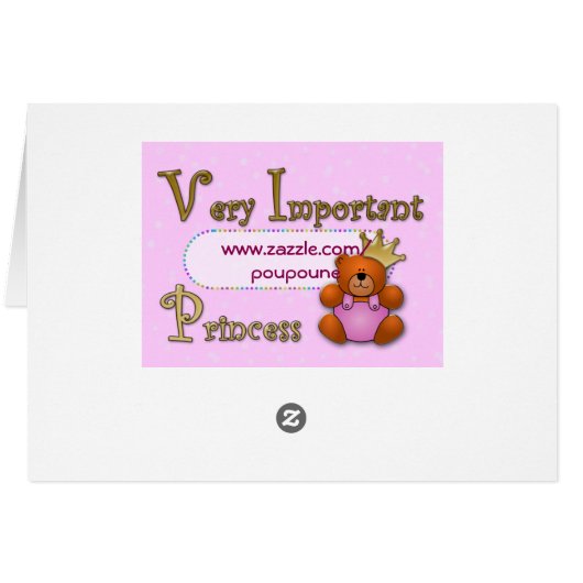 Very Important Princess - papershop (Back Horizontal)