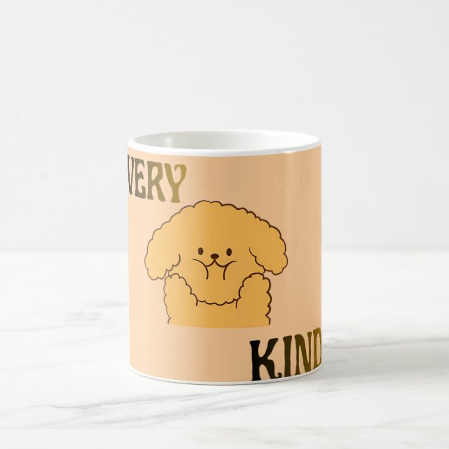  Very Kind Cute Puppy Coffee Mug (Center)