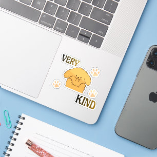 Very Kind Cute Puppy Sticker