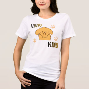 Very Kind Cute Puppy Tri-Blend Shirt