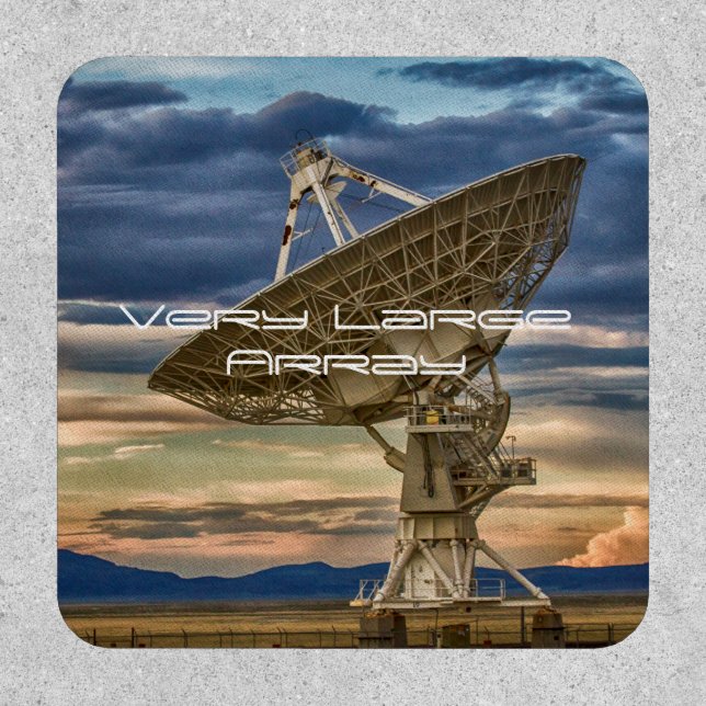 Very Large Array as the sun sets Patch (Front)