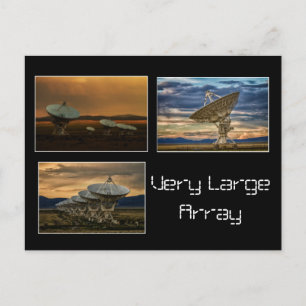 Very Large Array collage Postcard