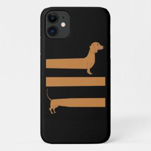 Very long Dachshund funny iPhone 11 Case