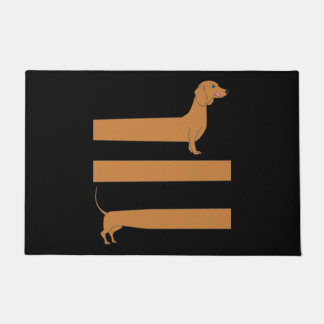 Very long Dachshund funny Doormat