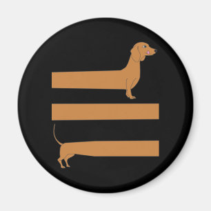 Very long Dachshund funny Magnet