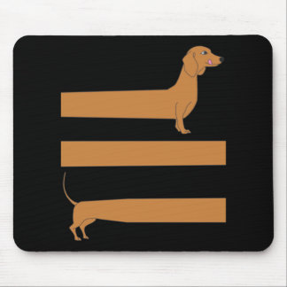 Very long Dachshund funny Mouse Pad