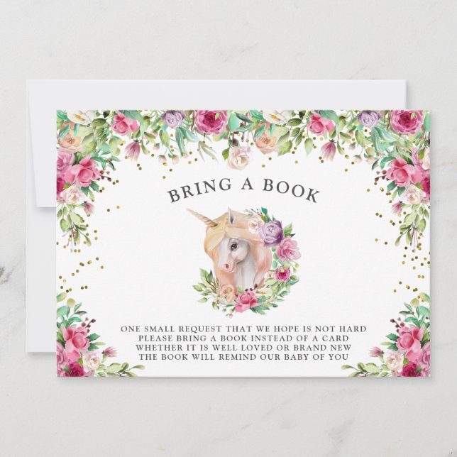 Very Magical Day Unicorn Birthday Thank you Invitation (Front)