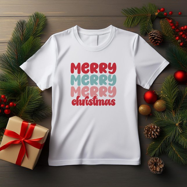 Very Merry Christmas Bold Letters T-Shirt (Creator Uploaded)