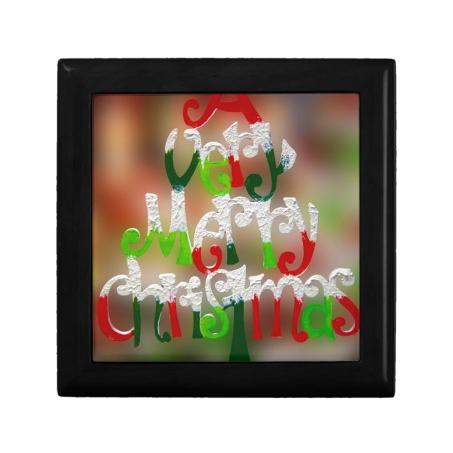 very merry christmas gift box (Front)
