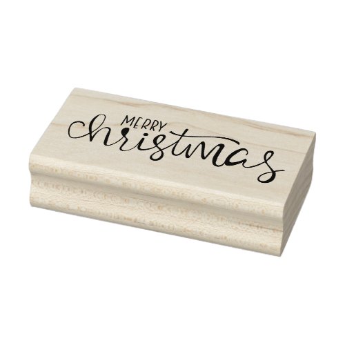 Very Merry Christmas Logo Wood Art Stamp