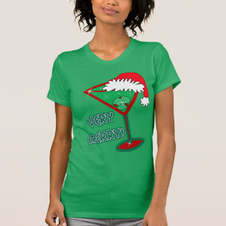Very Merry! Christmas Martini Shirt