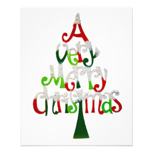 Very Merry Christmas Tree Flyer