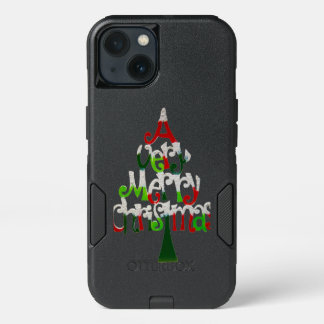 Very Merry Christmas Tree iPhone 13 Case