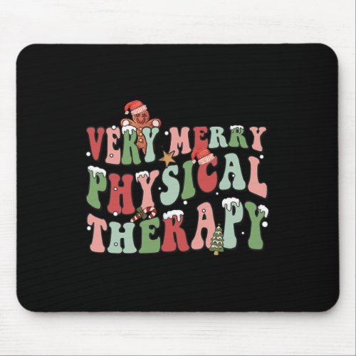 Very Merry Physical Therapy Christmas Physical The Mouse Pad