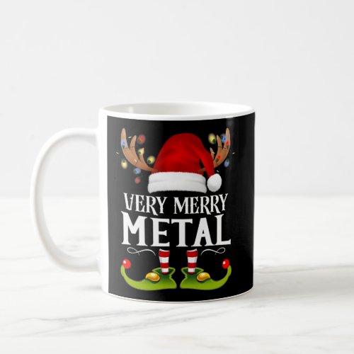 Very Merry X_Mas Metal Coffee Mug