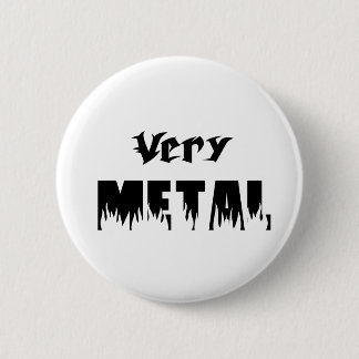 very metal black button