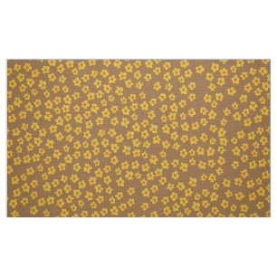 Very mod retro 60s 70s flower pattern fabric