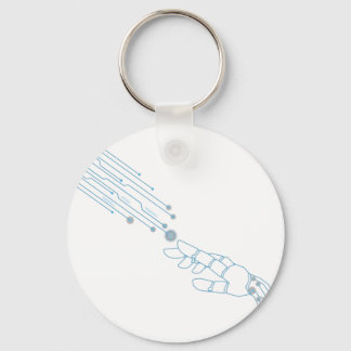 very modern robot design  keychain