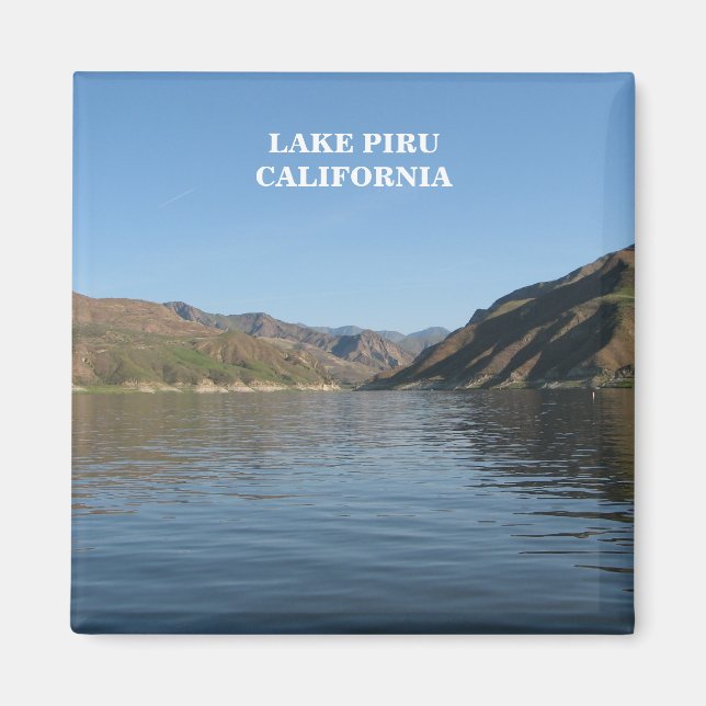 Very Nice Lake Piru Magnet! Magnet (Front)