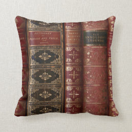 Very Old Books Throw Pillow