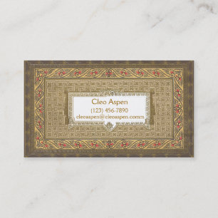 Very Ornate Business Cards