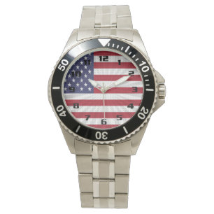 Very Patriotic American Flag Modern design Watch