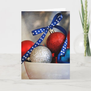 Very Patriotic Christmas Holiday Card