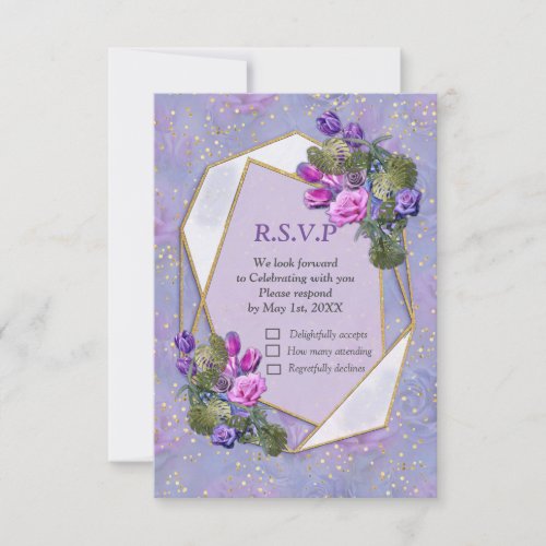 Very_Peri_blue_violet color of the year 2022 RSVP Card