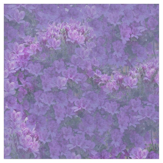 very-peri-pantone colour Pelargonium flowers Fabric (Close Up)