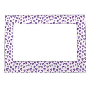 Very Peri Watercolour Heart Magnetic Frame