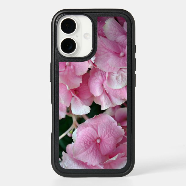 Very Pink Hydrangeas OtterBox Case (Back)