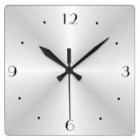 Very Plain Silver > Wall Clock