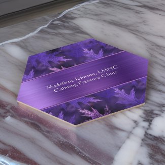 Very Purple Leaf Shimmer Psychotherapy | Counselor