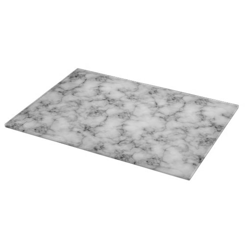 Very realistic White Marble natural stone Printed Cutting Board