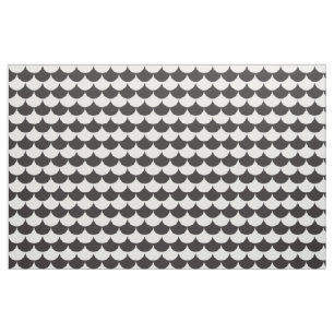 Very retro fish scale style pattern 60s 70s fabric