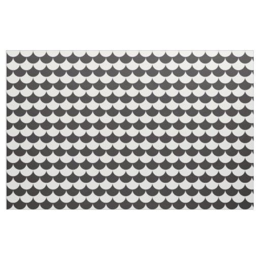 Very retro fish scale style pattern 60s 70s fabric