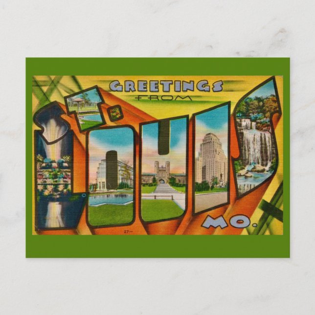 Very Retro St Louis postcard (Front)