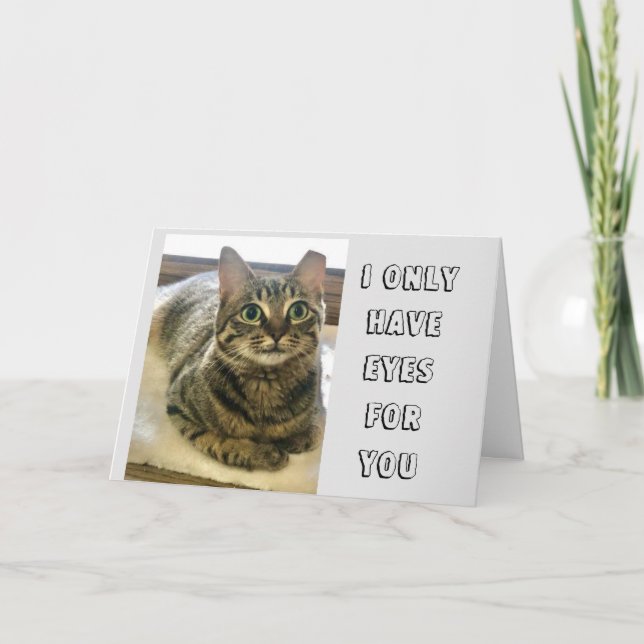 VERY ROMANTIC "BIRTHDAY CARD" JUST FOR "YOU" CARD (Front)