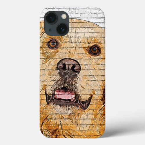 Very Smart Golden Retriever Dog iPhone 13 Case