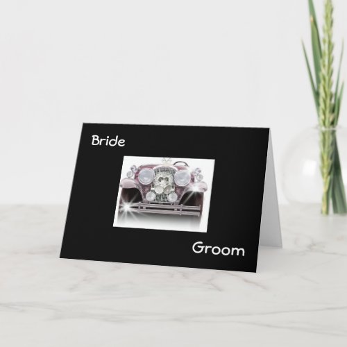 VERY SPECIAL BRIDE AND GROOM CARD