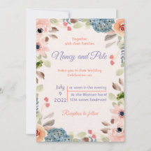 Very Special colorful invitation