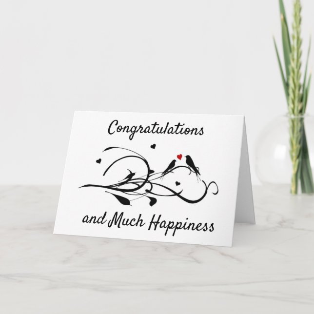 **VERY SPECIAL COUPLE** ON **WEDDING DAY"  CARD (Front)