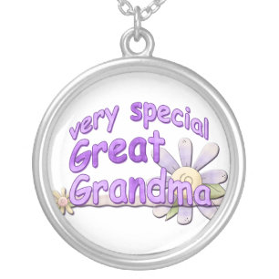 Very Special Great Grandma Design Silver Plated Necklace