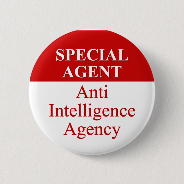 Very Special Secret Agent (3) Button (Front)